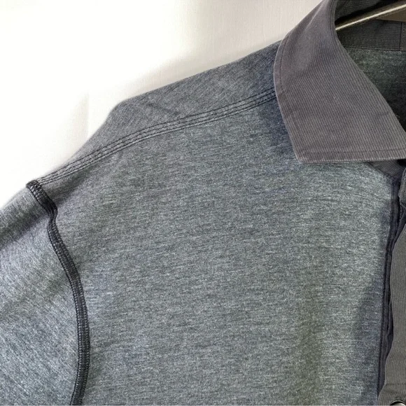 lululemon athletica Men's Gray Polo Shirt - Picture 6 of 12